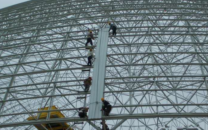 乌海网架装配好以后应当留神哪八项验收事件